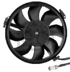 323746 VAN Wezel ventilador elétrico de esfriamento montado (motor + roda de aletas)