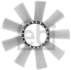 15876 Febi ventilador (roda de aletas do radiador de esfriamento)