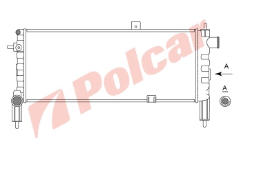 63287A Nissens radiador de esfriamento de motor