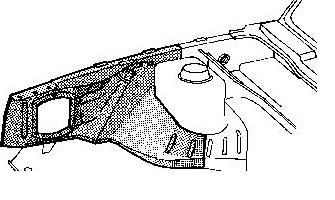 Arco do pára-lama dianteiro direito para Volkswagen Golf (19E)