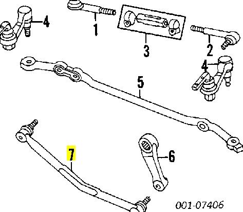 DS1318 Moog Тяга рулевая, центральная