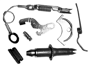 Mecanismo de aproximação (de auto-aproximação) das sapatas de tambor (kit de reparação levadiça) para Dodge Caravan (NS)