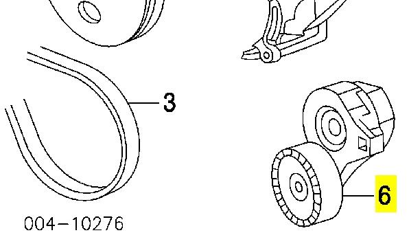 04668364AD Chrysler reguladora de tensão da correia de transmissão