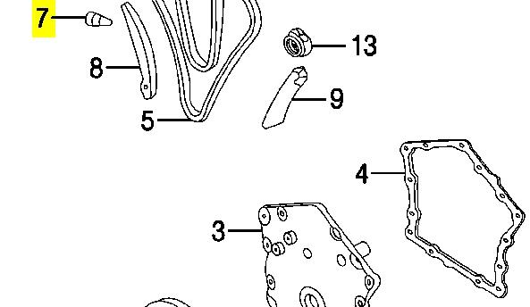 Натяжитель цепи ГРМ 4792443AB Chrysler