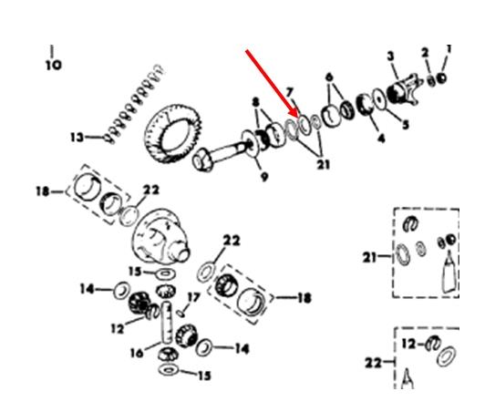 Шайба дифференциала переднего моста K04720865 Fiat/Alfa/Lancia