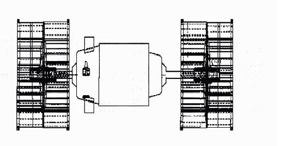 81.61930.0055 MAN motor de ventilador de forno (de aquecedor de salão)