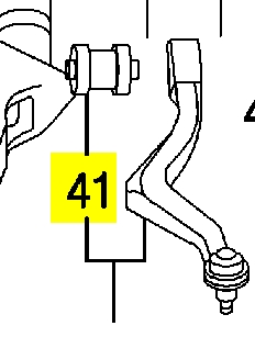 Bloco silencioso dianteiro do braço oscilante inferior para Mazda 6 (GG)