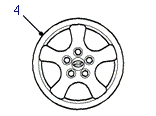 Discos de roda de aleação ligeira (de aleação ligeira, de titânio) para Land Rover Discovery (LJ ,LT)