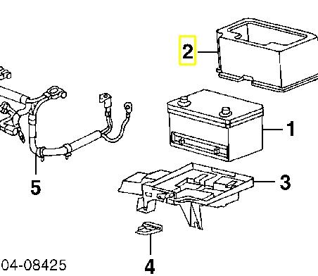 Fixação (suporte) de bateria recarregável para Jeep Grand Cherokee 