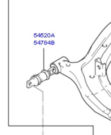 Сайлентблок переднего нижнего рычага 545512C500 Hyundai/Kia