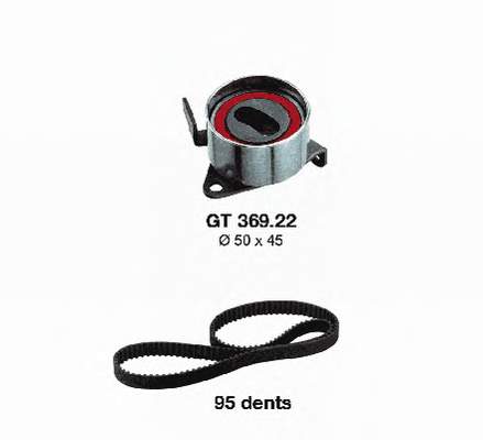 Correia do mecanismo de distribuição de gás, kit para Daihatsu Move (G3)