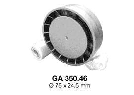 GA35046 SNR rolo de reguladora de tensão da correia de transmissão