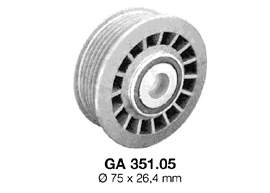 GA351.05 SNR rolo parasita da correia de transmissão