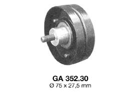 GA35230 SNR rolo de reguladora de tensão da correia de transmissão