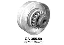 GA35559 SNR rolo de reguladora de tensão da correia de transmissão