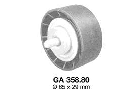 GA358.80 SNR rolo parasita da correia de transmissão