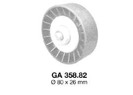 GA358.82 SNR rolo parasita da correia de transmissão