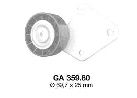 GA35980 SNR rolo parasita da correia de transmissão