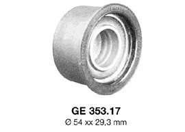 GE353.17 SNR rolo parasita da correia do mecanismo de distribuição de gás