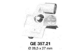 Reguladora de tensão da correia do mecanismo de distribuição de gás para Audi A6 (4B, C5)