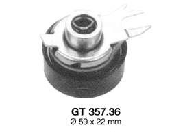 Rolo de reguladora de tensão da correia do mecanismo de distribuição de gás GT35736 SNR