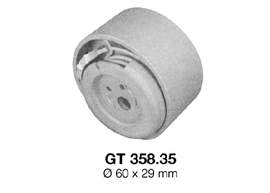 636279 Opel rolo de reguladora de tensão da correia do mecanismo de distribuição de gás