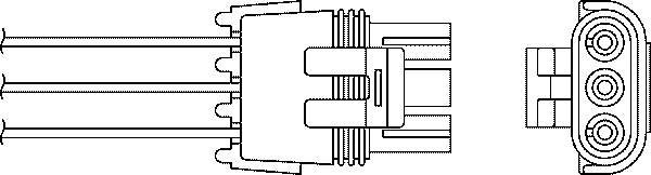 0824010030 Beru sonda lambda, sensor de oxigênio até o catalisador