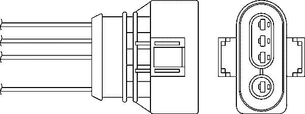 0824010102 Beru sonda lambda, sensor de oxigênio até o catalisador