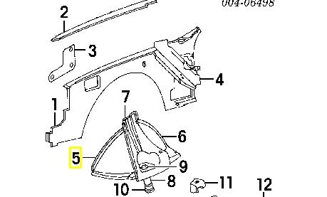 Арка крыла переднего левого K55031509 Fiat/Alfa/Lancia