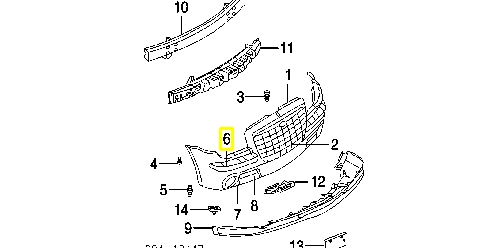 Накладка бампера переднего левая K1AK29WS2AA Fiat/Alfa/Lancia