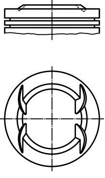 Поршень на 1 цилиндр PN53100 Autowelt