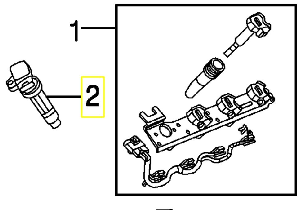 Катушка зажигания UF564 Standard