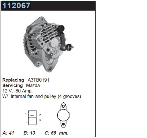 FP3418300CL1 Mazda 