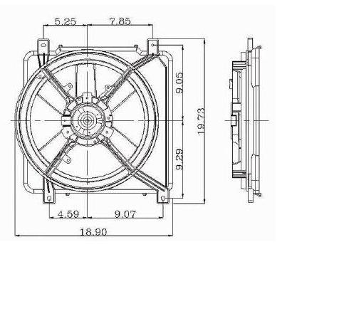 GM3115114 Various ventilador (roda de aletas do radiador de esfriamento)