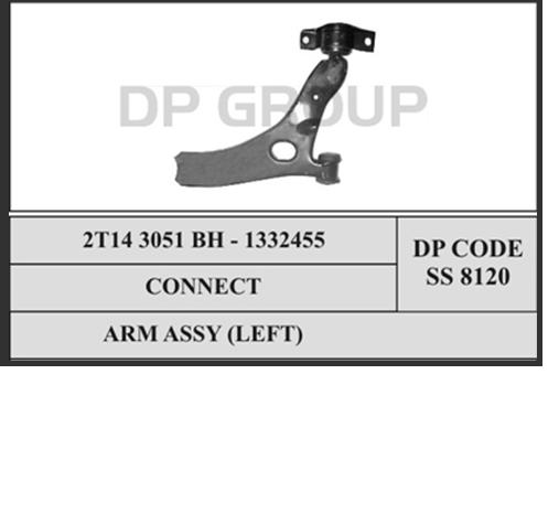 ss8120 DP Group braço oscilante inferior esquerdo de suspensão dianteira