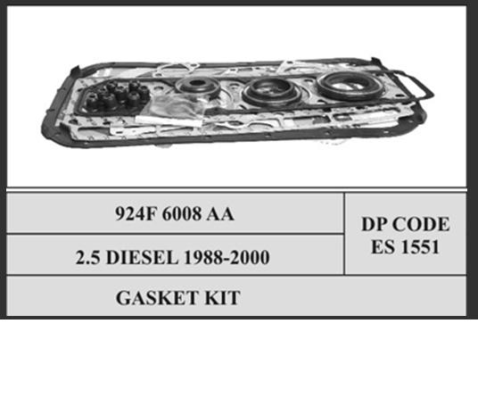 Kit de vedantes de motor completo 6173215 Ford