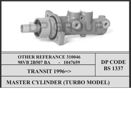 1047659 Ford cilindro mestre do freio