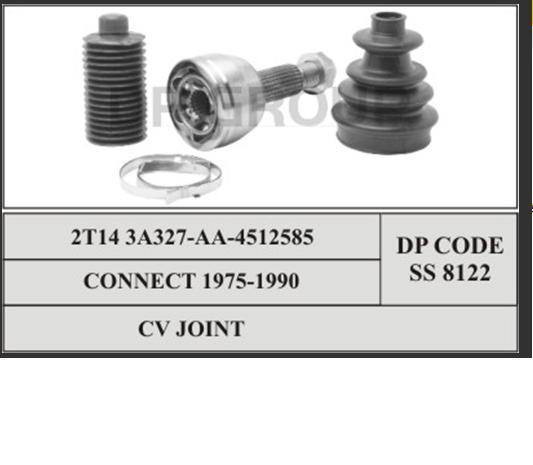 Junta homocinética externa dianteira SS8122 DP Group