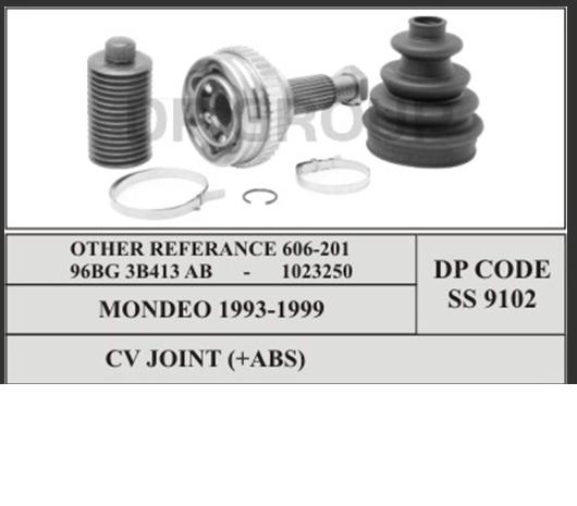 SS9102 DP Group junta homocinética externa dianteira