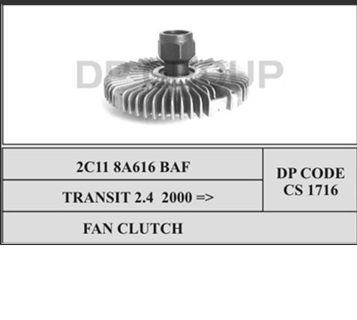 Acoplamento viscoso de ventilador de esfriamento para Ford Transit (V184/5)