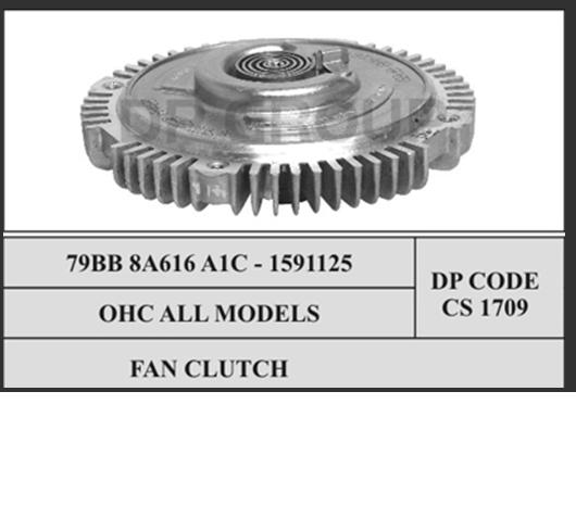 CS1709 DP Group acoplamento viscoso de ventilador de esfriamento