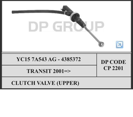 Главный цилиндр сцепления CP2201 DP Group