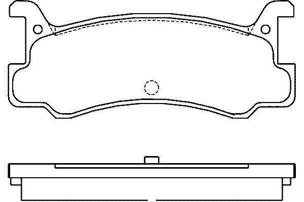 Задние тормозные колодки T0025 HELLA-PAGID