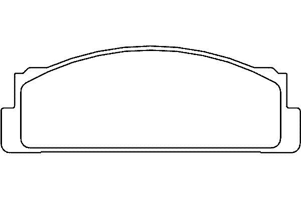 Передние тормозные колодки T0616 HELLA-PAGID