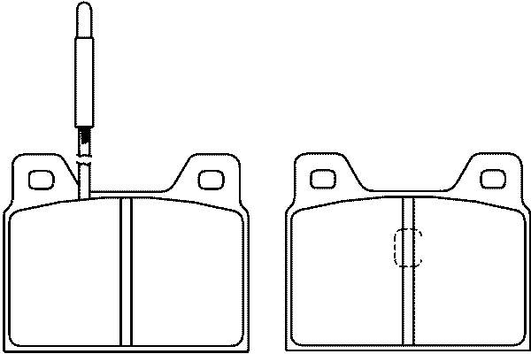 Задние тормозные колодки T0263 HELLA-PAGID