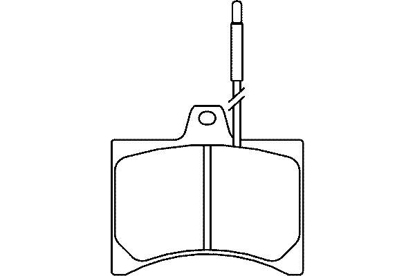 Передние тормозные колодки T0135 HELLA-PAGID