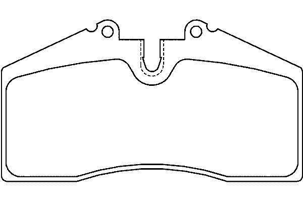 Передние тормозные колодки T1074 HELLA-PAGID