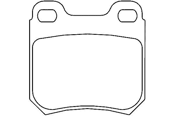 T1016 HELLA-PAGID sapatas do freio traseiras de disco