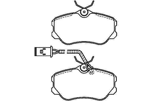 Передние тормозные колодки T5038 HELLA-PAGID