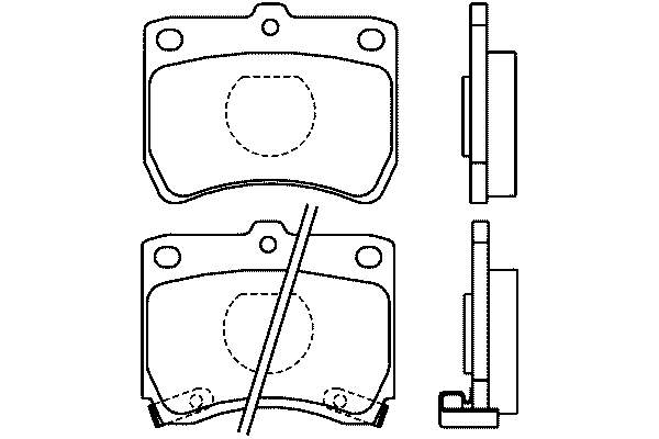 Передние тормозные колодки T0035 HELLA-PAGID